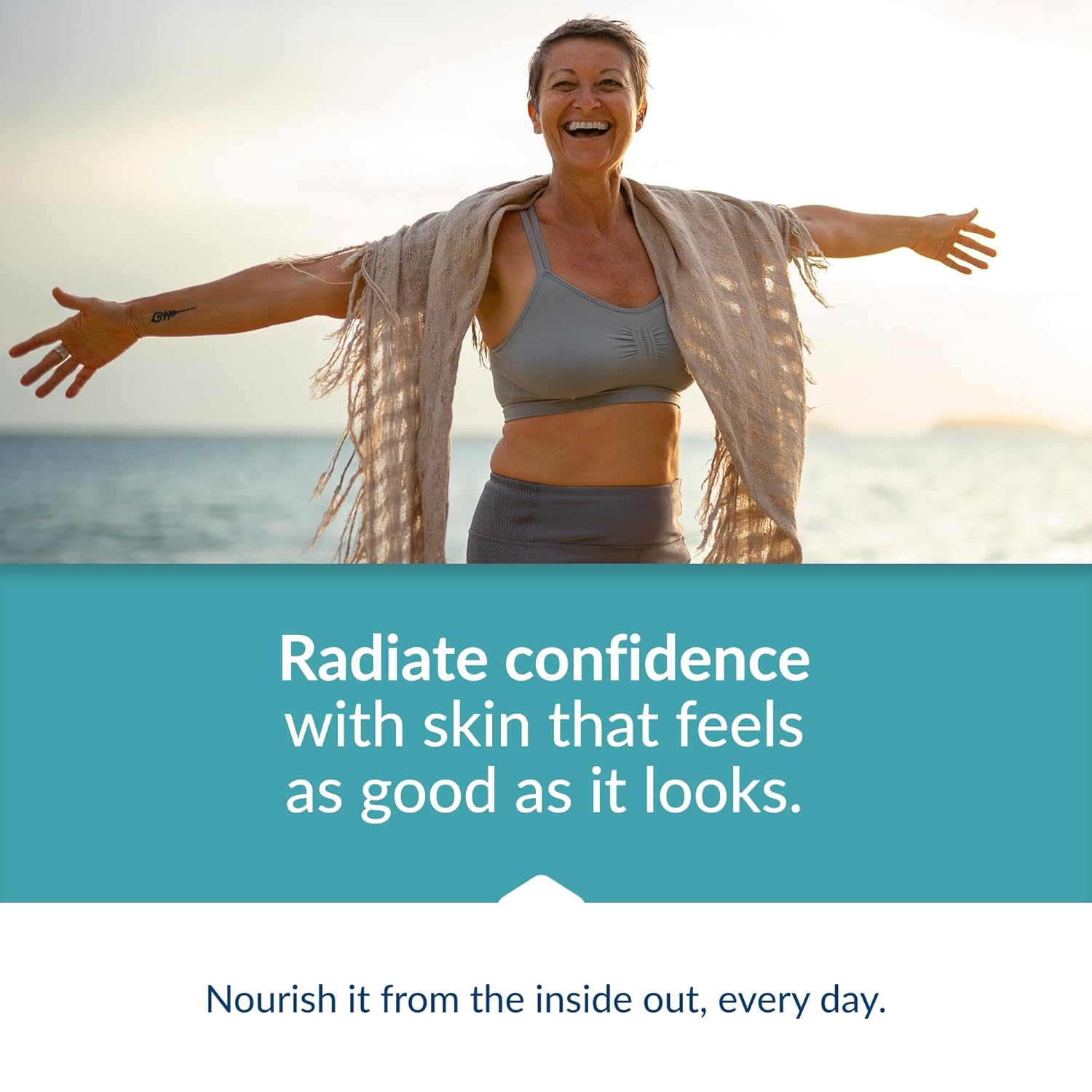 SANE MD PRO60+ Eye Lift & Wrinkle Repair Cream - Anti-Aging Eye Serum for Crow’s Feet, Fine Lines & Dark Circles - Tightening, Lifting & Hydrating Formula - 1 Bottle