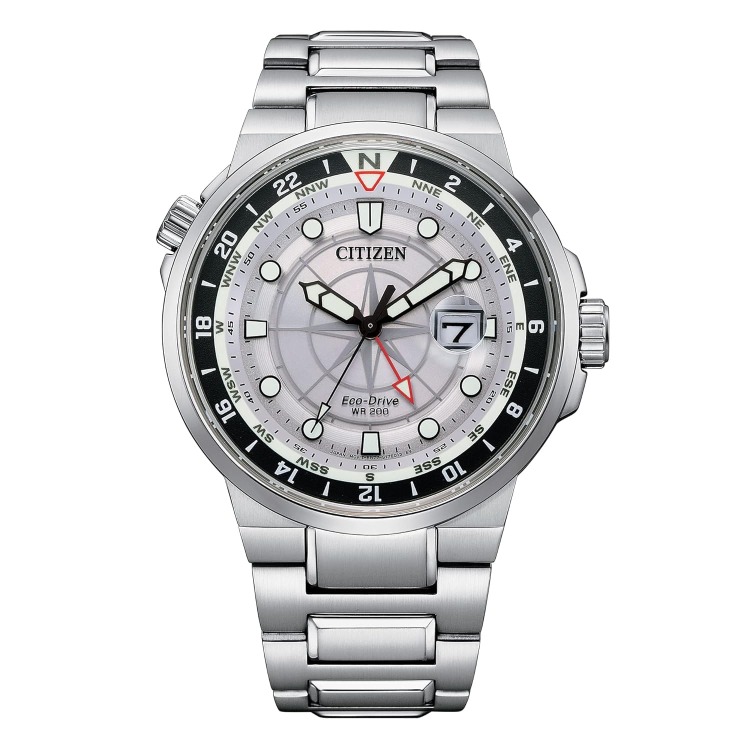 Citizen Reloj Deportivo BJ7140-53A, Tono Plateado, Deportivo
