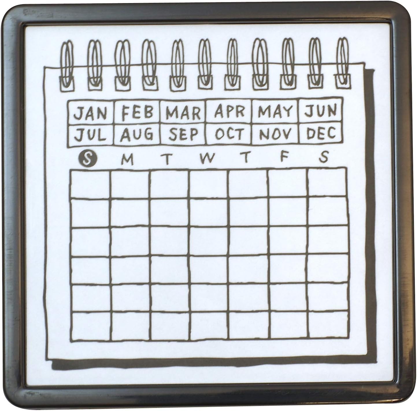 35399006 Paintable Stamp, Calendar Design