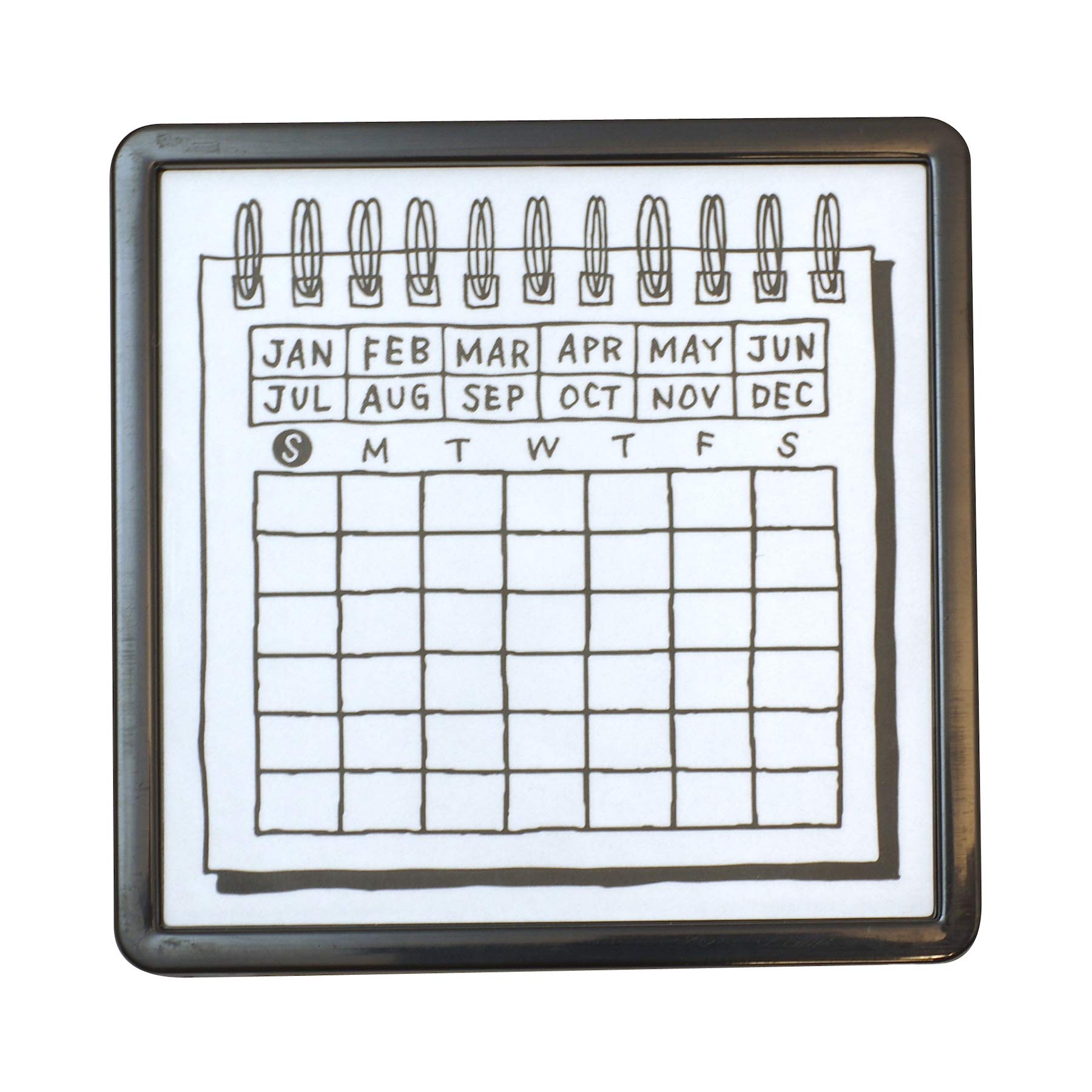 Midori 35399006 Paintable Stamp, Calendar Design
