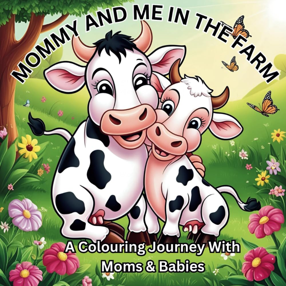 MOMMY AND ME IN THE FARM: A Colouring Journey With Moms & Babies