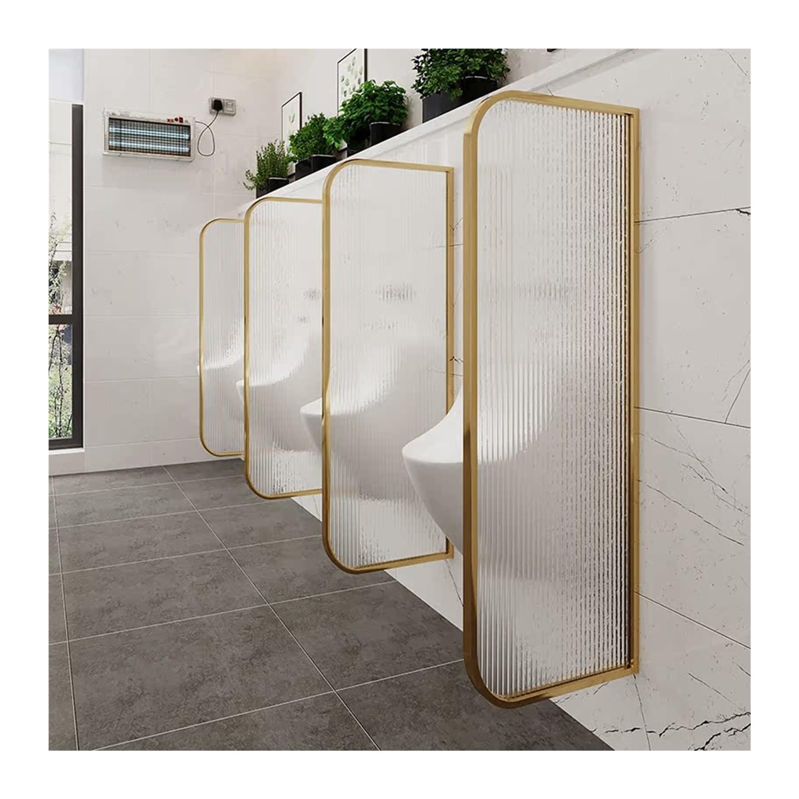 Cloison de séparation pour urinoir 40x100 cm opaque pour toilette