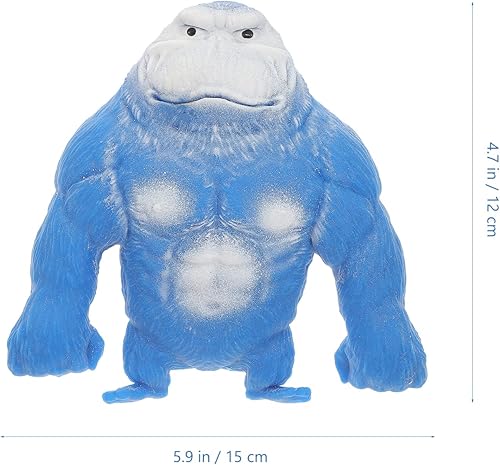 Miniatura 3 de Kisangel Gorilla Figura de juguete suave y elástico de Gorilla Squeeze Monkey, juguete de figura de anime, juguetes para niños y adultos, regalos de