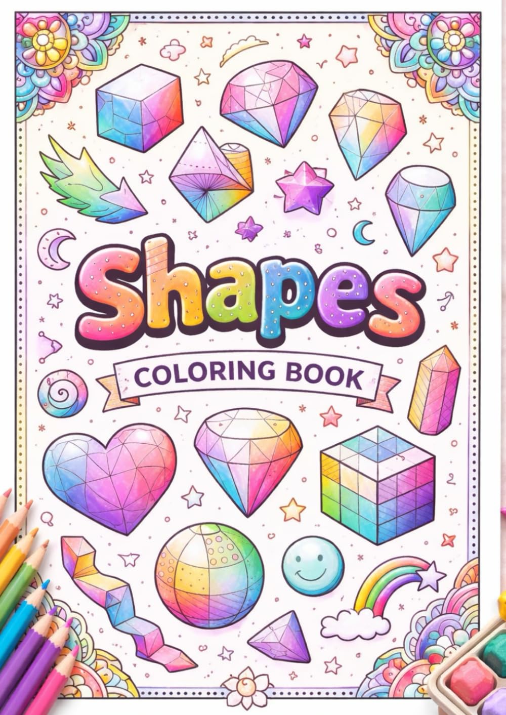 Shapes Coloring Book for Kids – Fun Learning & Creative Activity