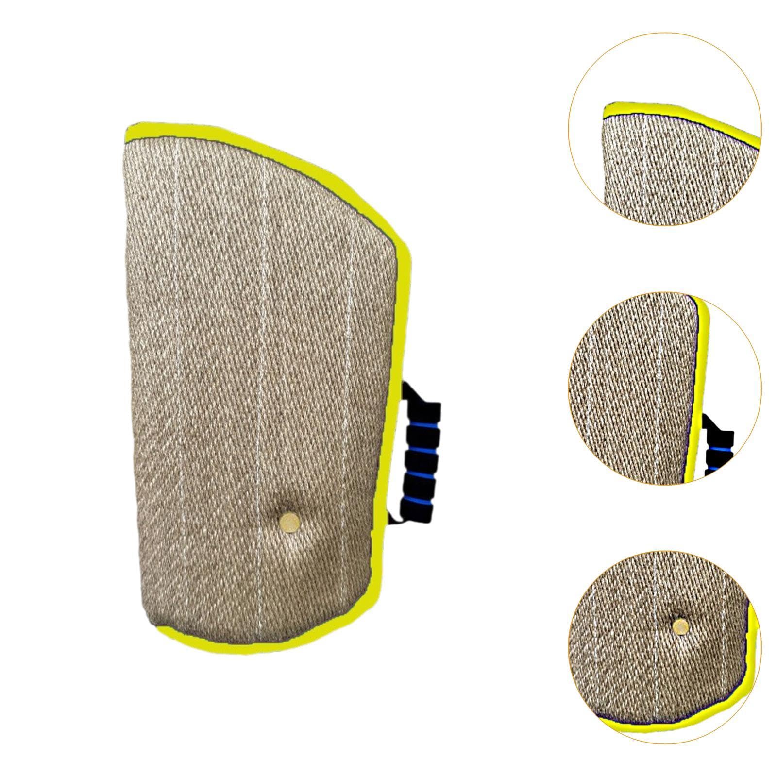 Manica per morso per Cani, Protezione del morso, Manica del Braccio di addestramento per Cani interattivo, Attrezzatura per l'addestramento per Cani, Bordo Giallo