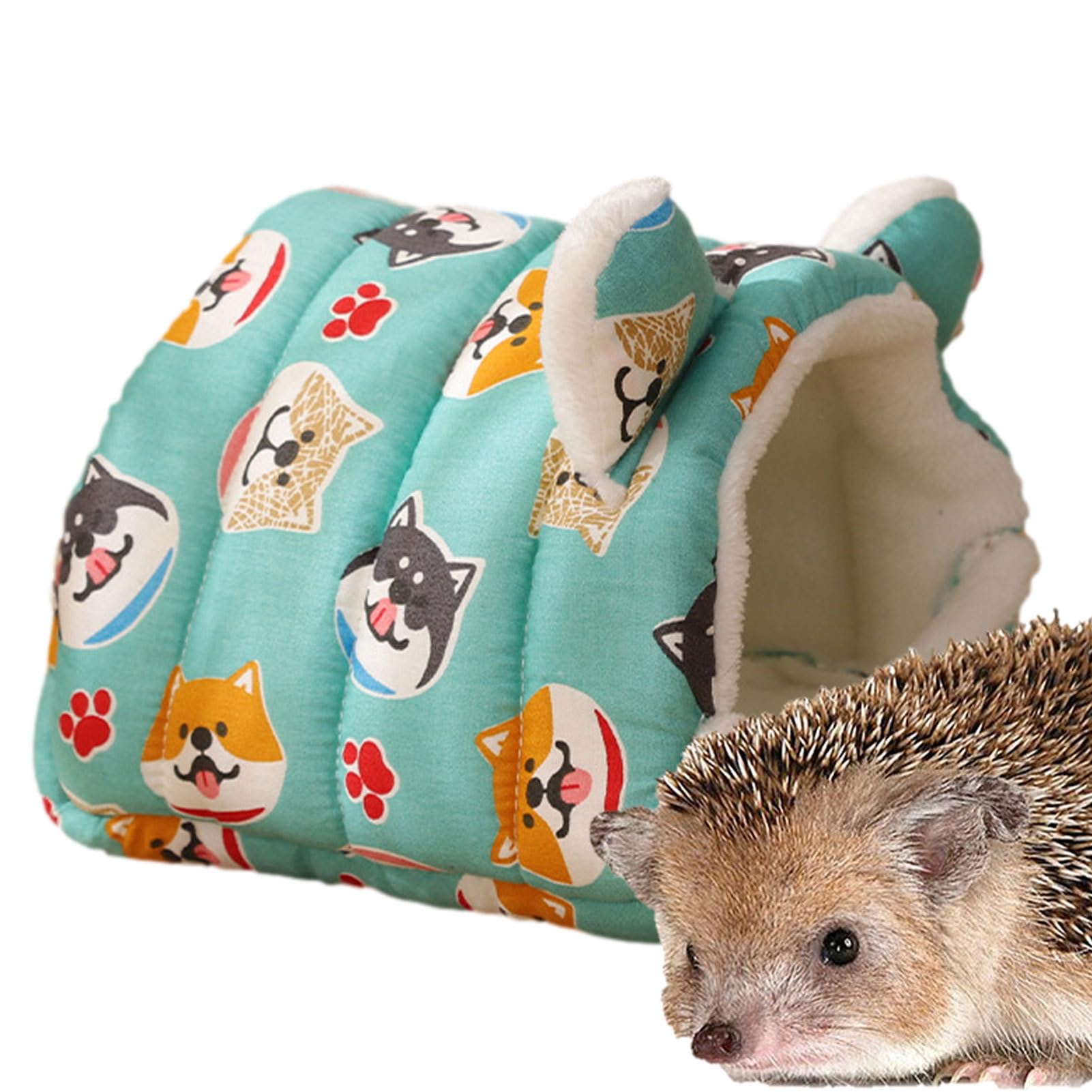 Eelogoo Cama de casa para cobayas, nido de hámster, nido de cobayas, cueva de hámster, cama de casa - nido de algodón suave para hámste , cama para conejos, jerbos, loros, erizos