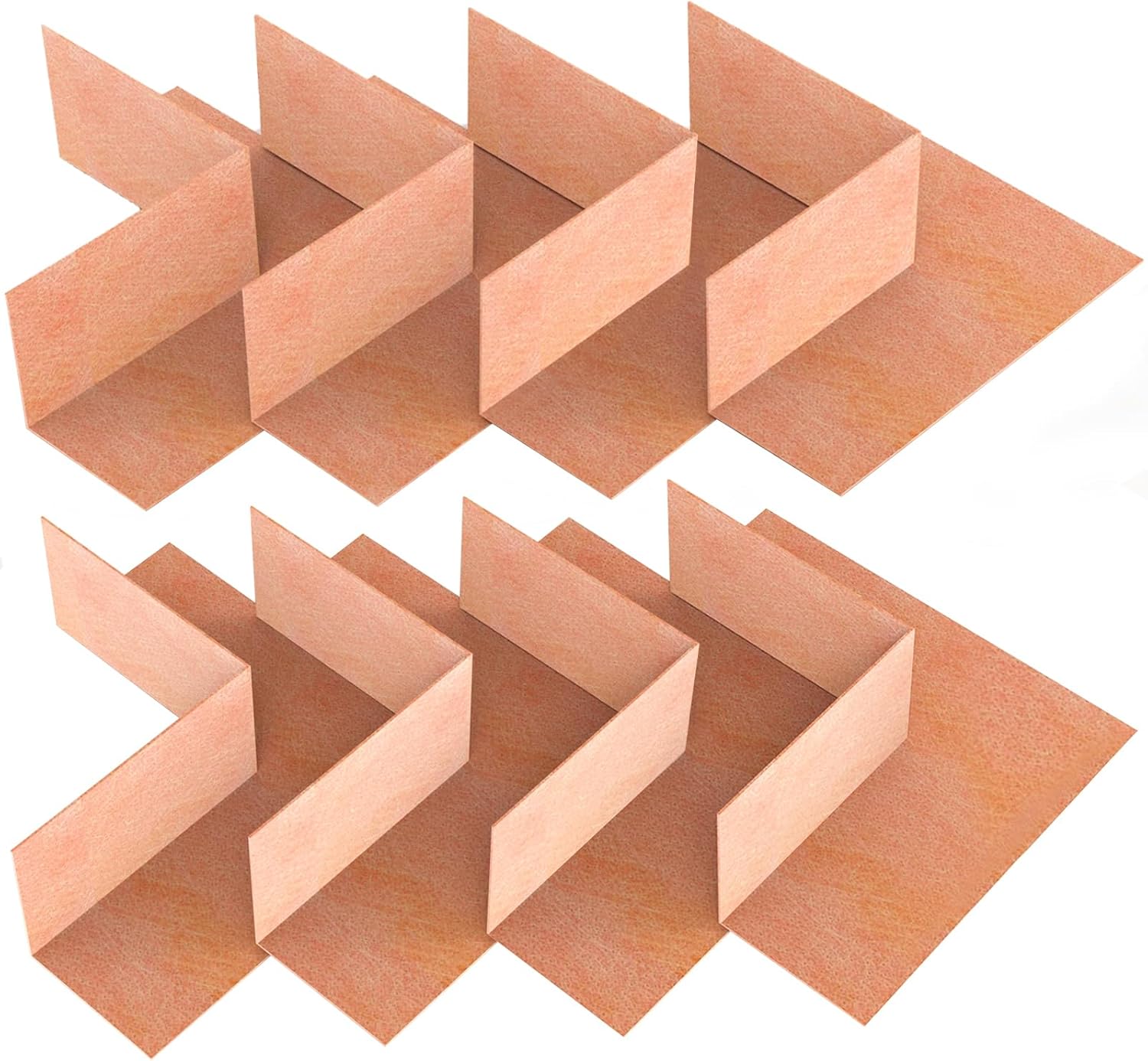 8 Pack Outside Waterproof Membrane, Waterproofing Membrane Seamlessly Fits the Corner, for Bathroom Shower Steam Room Toilet Kitchen