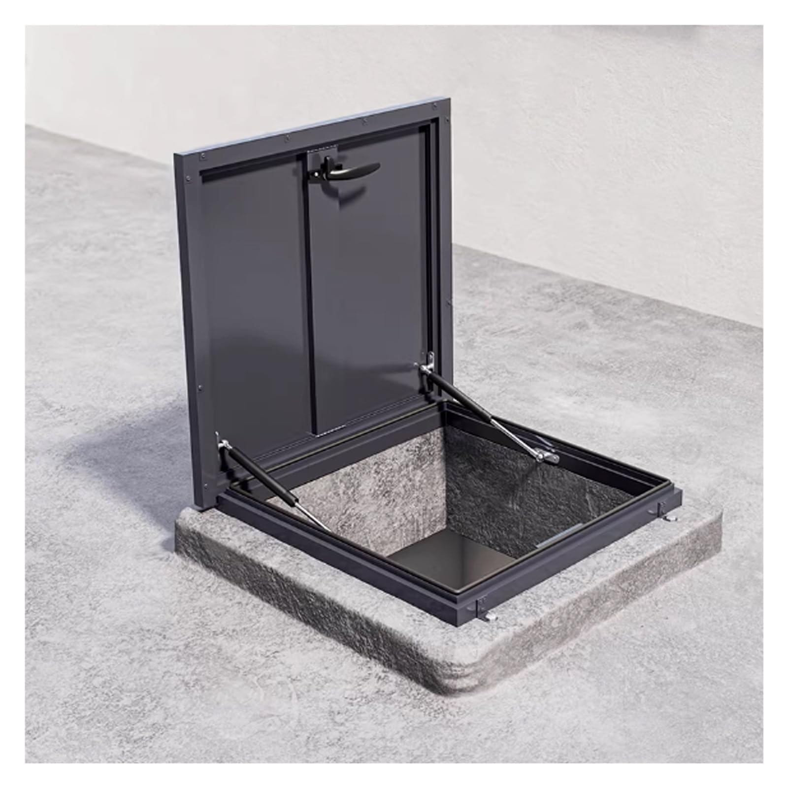 Puerta de seguridad para escape de ático que soluciona filtraciones y techos pesados