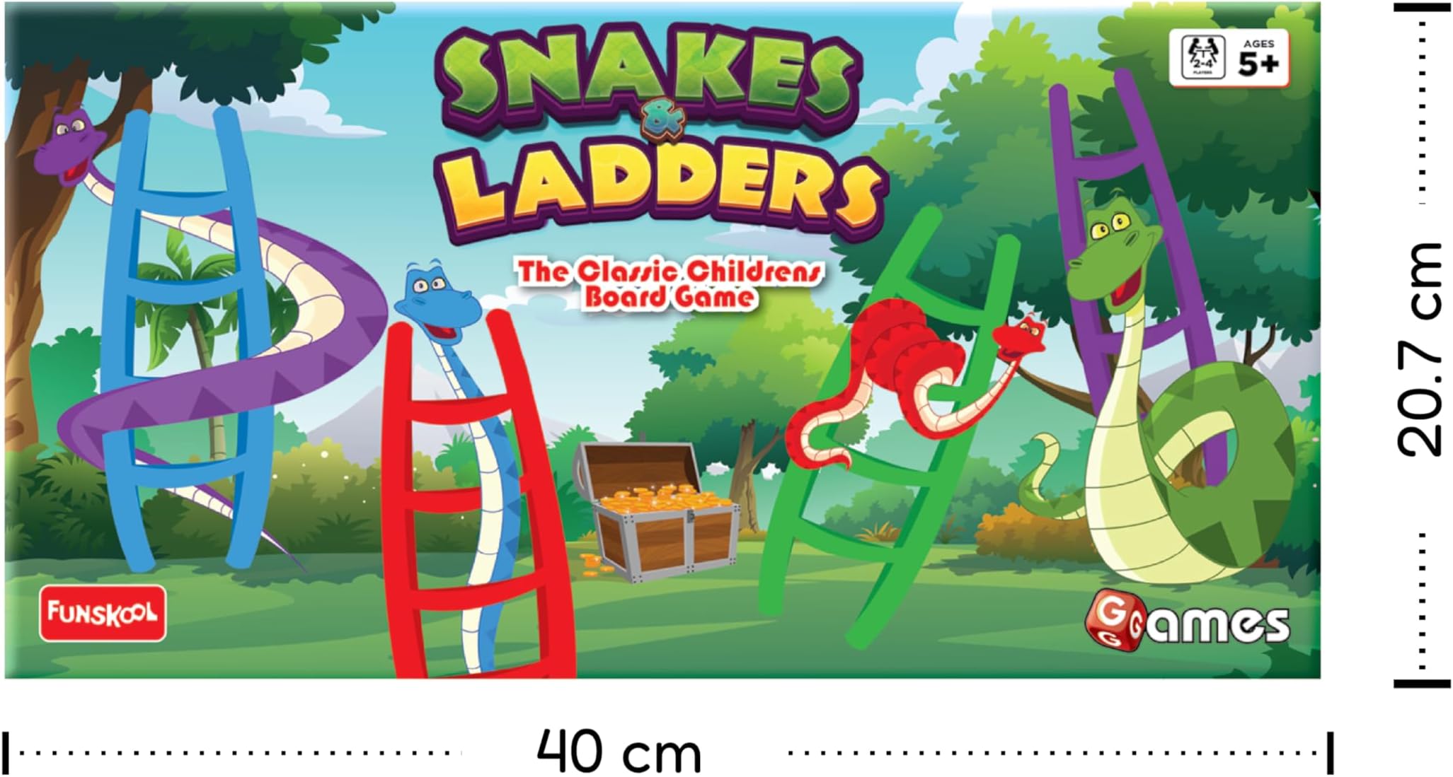 Funskool Games Snakes and Ladders,Multicolor