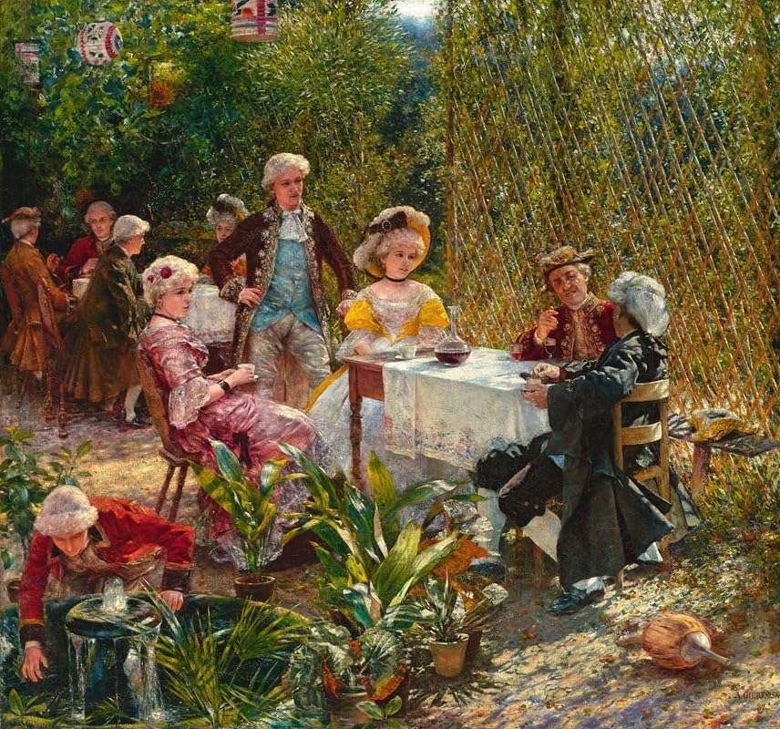 W letnim domu plakat wydruk autorstwa Aleksandra Gierymskiego (24 x 36)