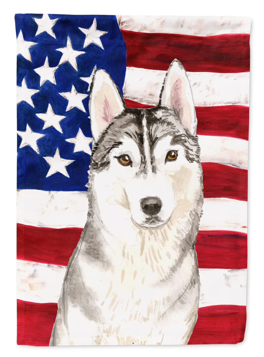 Drapeau Husky Sibérien Caroline's Treasures pavillon jardin USA