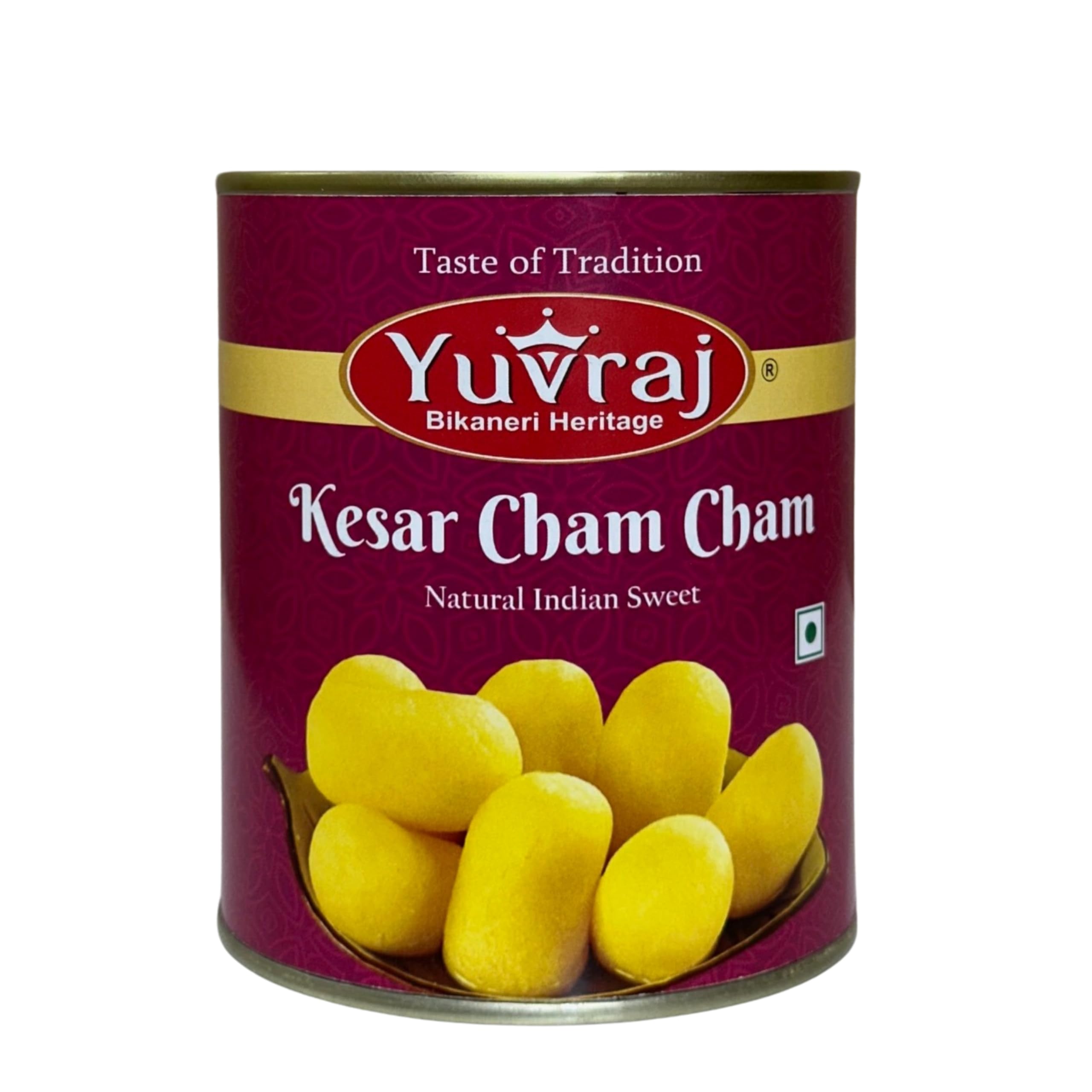 Yuvraj kesar cham cham sweets 1 kg tin-image-43