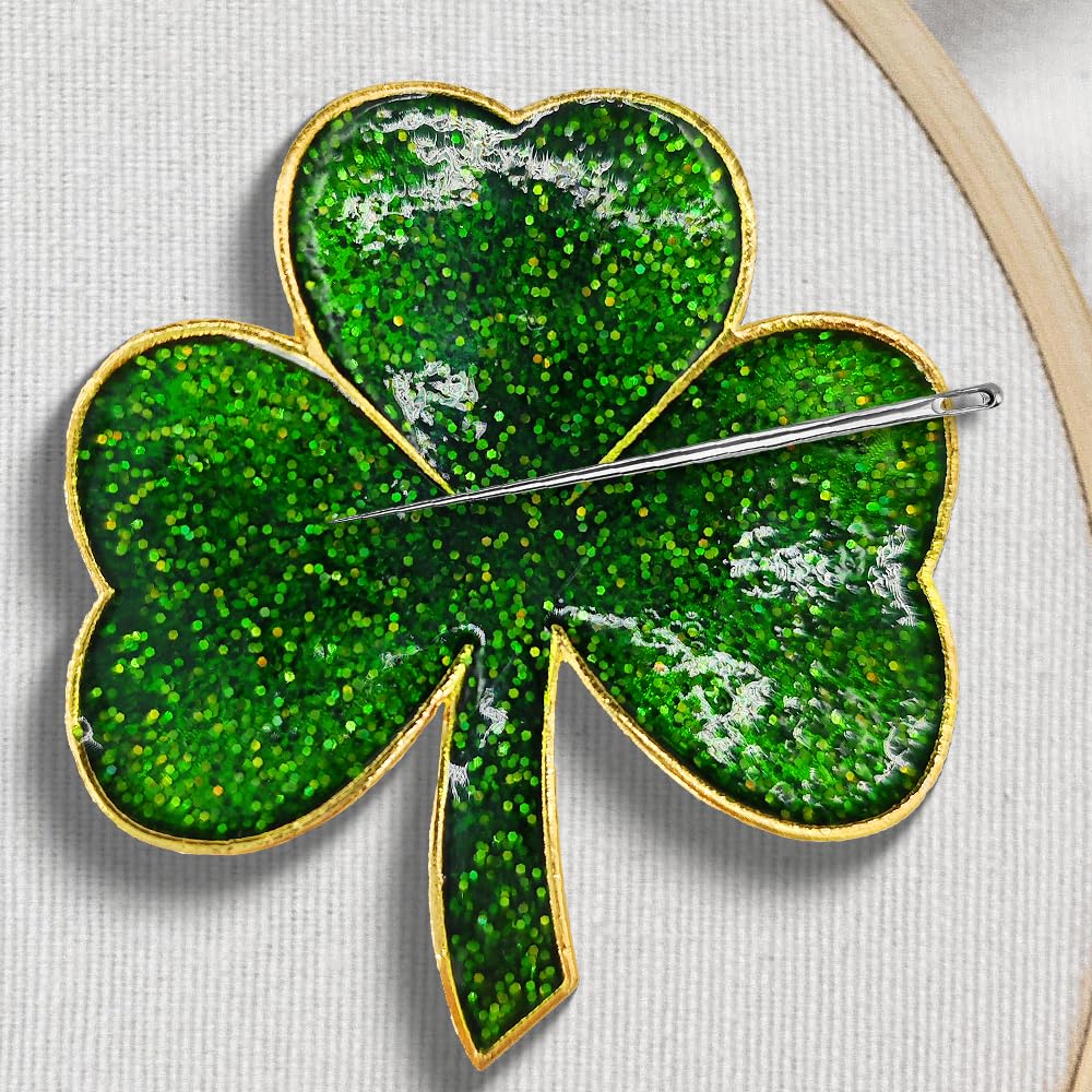 Needle Minder Magnet, Magnetic Needle Minder, Needle Minders Magnetic Cross Stitch Accessories, Magnetic Needle Holder, Life Tree, Butterfly, Cats, Owl, Heart (Shamrock)