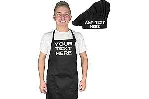 Personalized Chef Apron with Hat Set: The Epitome of Culinary Distinction