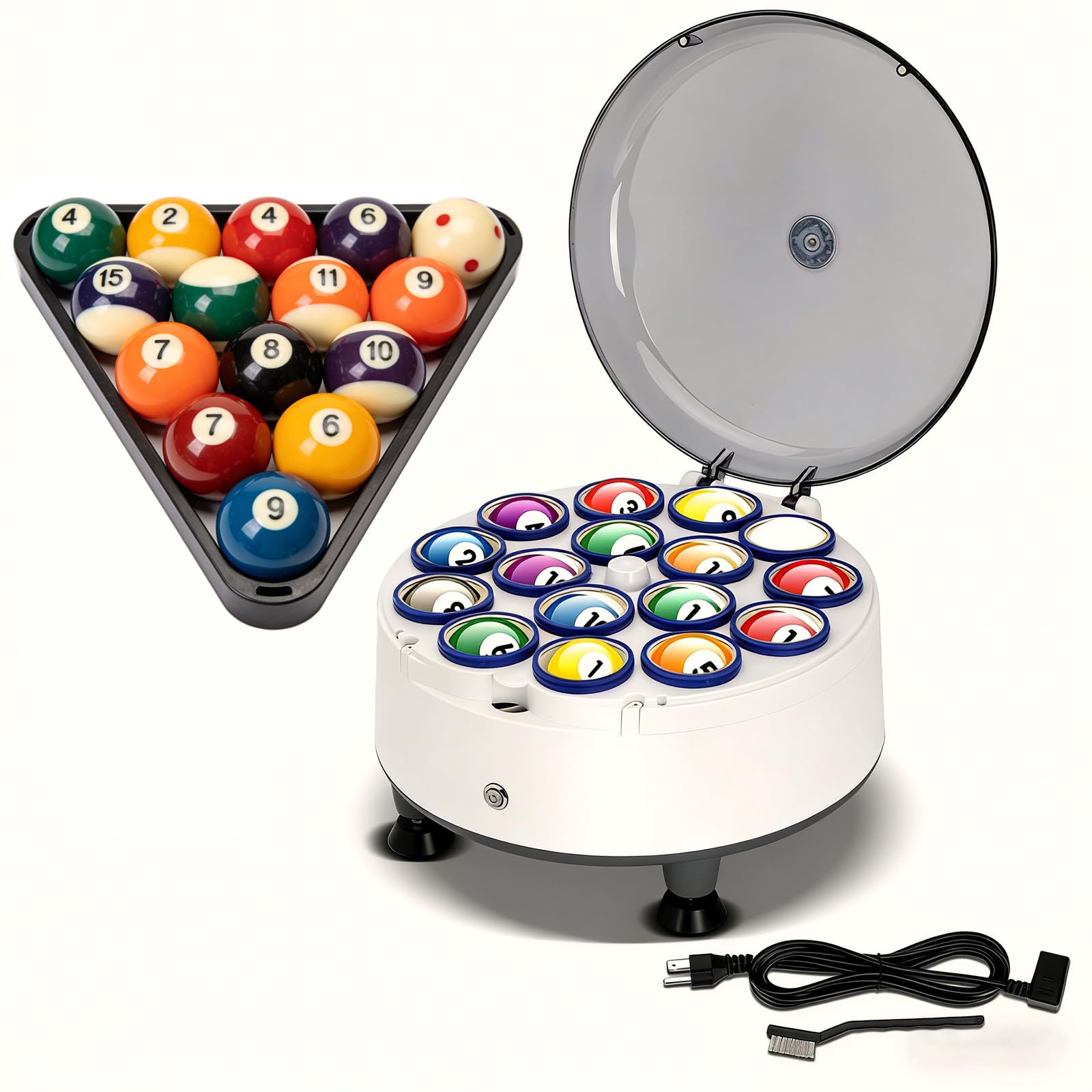 Nettoyeur de boules de billard automatique pour 16 billes Snooker et Américain