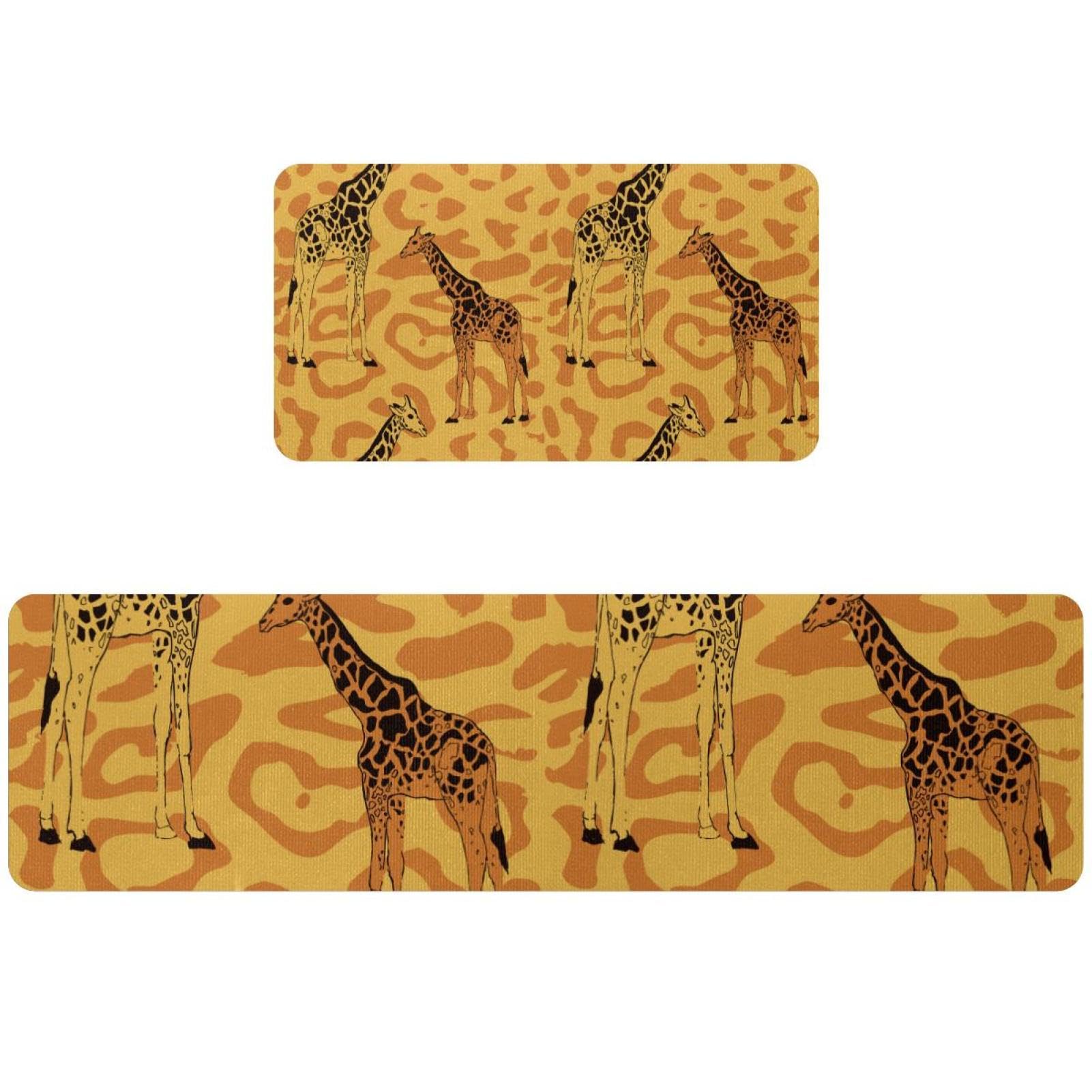 Tapis de cuisine antidérapants lot de 2 lavables tapis de cuisine absorbant buanderie