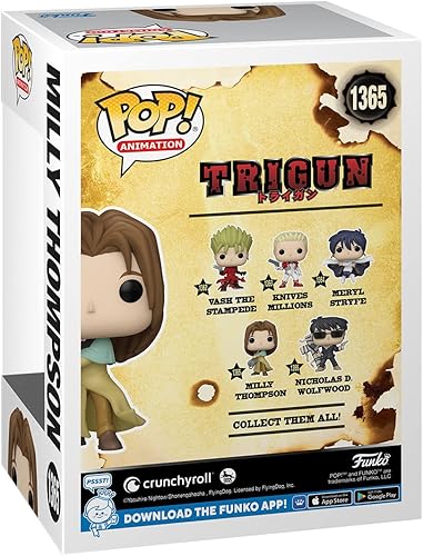 Miniatura 3 de Funko Pop! Animation: Trigun - Milly Thompson - Figura de vinilo coleccionable - Idea de regalo - Producto oficial - para niños y adultos - Fans del