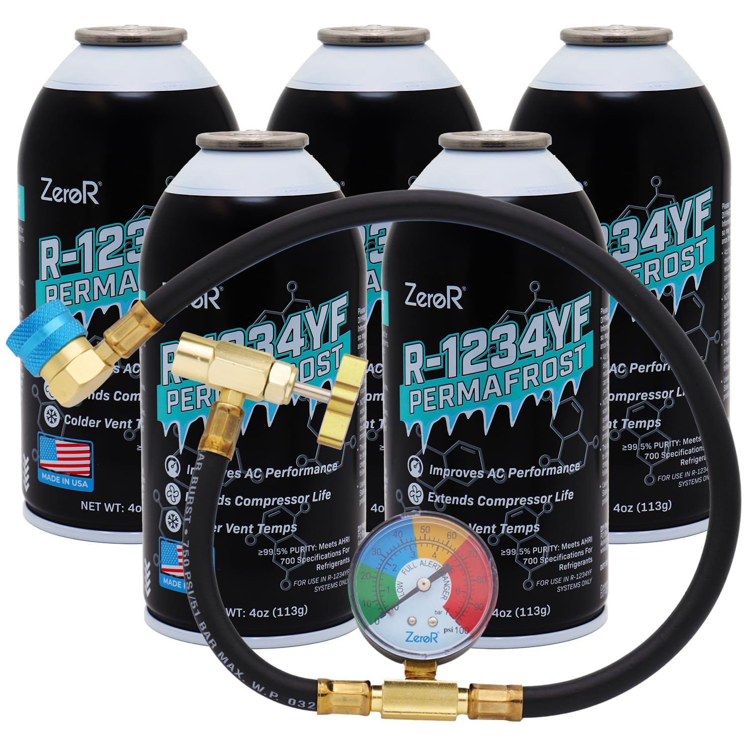 Amazon.com: ZeroR® Permafrost for R1234YF AC Systems | Performance
