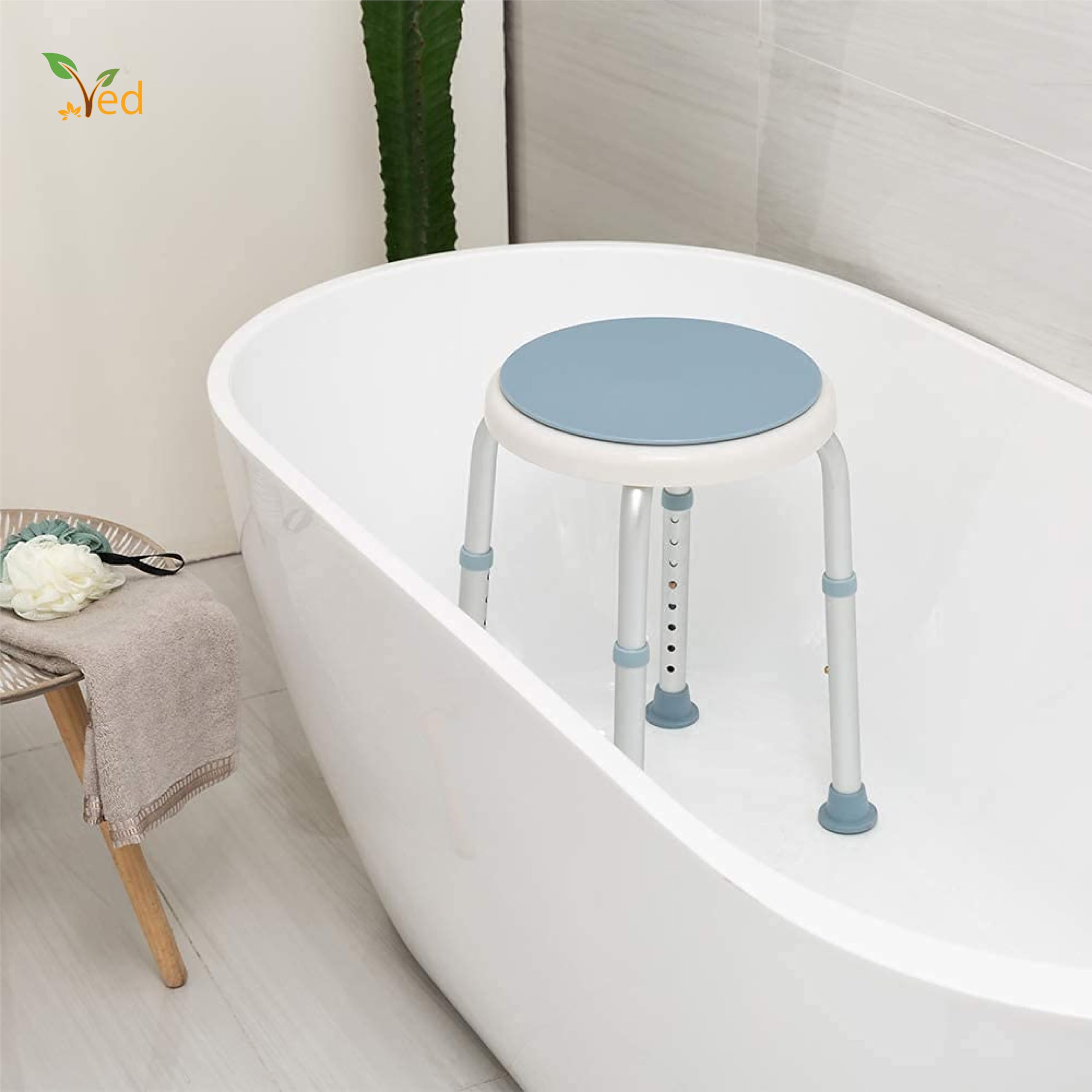 Taburete Giratorio para baño o Ducha con Asiento Giratorio VED Drive Devilbiss
