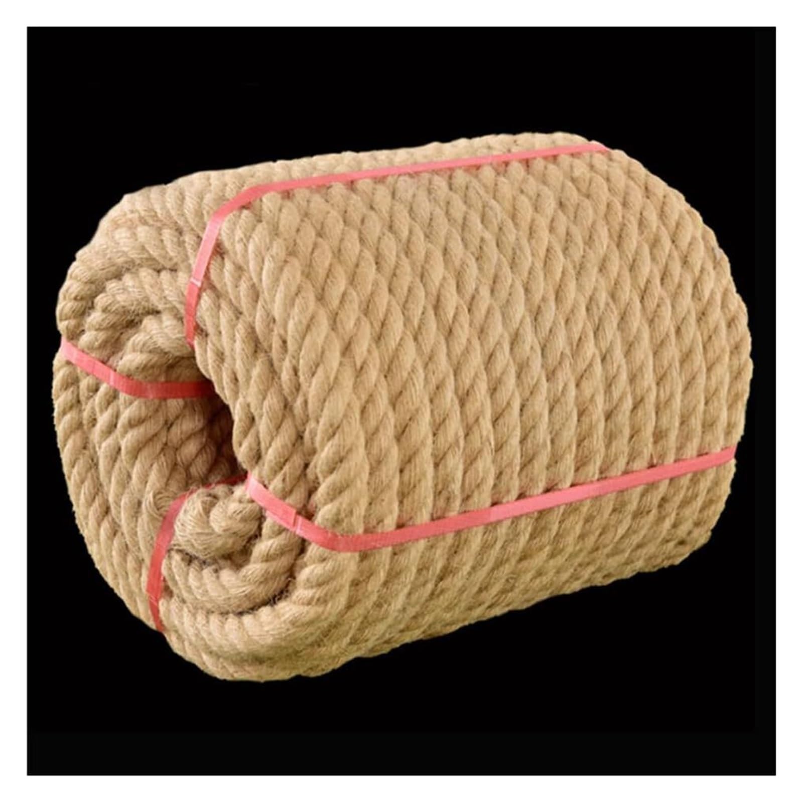 jute cord, Nautical Ropes Gardening Jute Rope Large Decorative Hemp(14MM 20M)