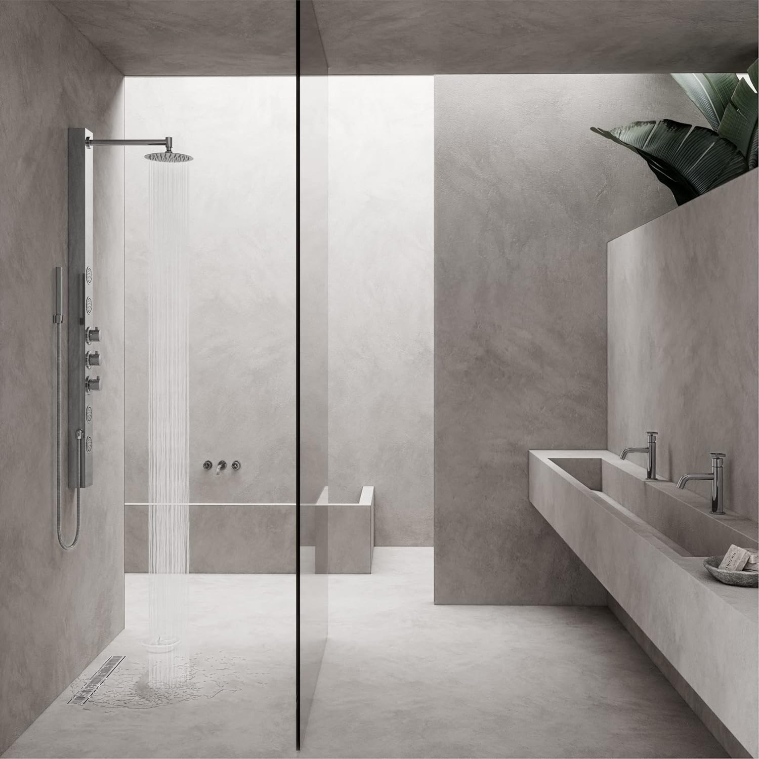 VIGO Elan 24 in. Linear Shower Drain in Chrome - VG07002CH