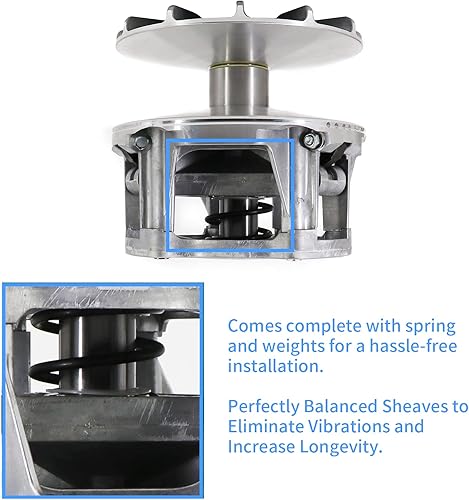 Miniatura 4 de Embrague de accionamiento primario con resorte para Po-laris Ranger 500 570 570-4 570-6 Crew Tamaño completo 2015 2016 2017 2018 2019 2020 2021 2022