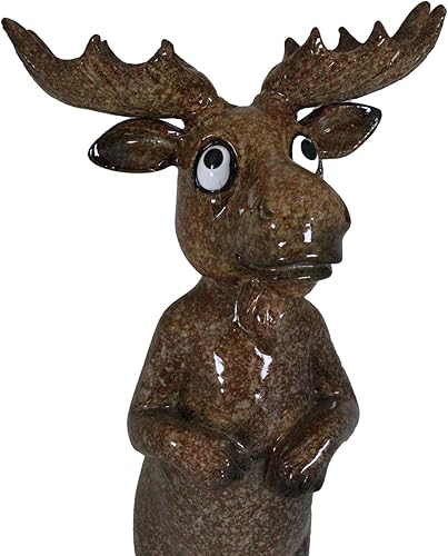 Miniatura 3 de Ebros Gift The Prince - Figura rústica de pie de alce y toro caprichoso, 7.25 pulgadas de alto, alce, ciervo, bosque, decoración de cabaña, cabaña