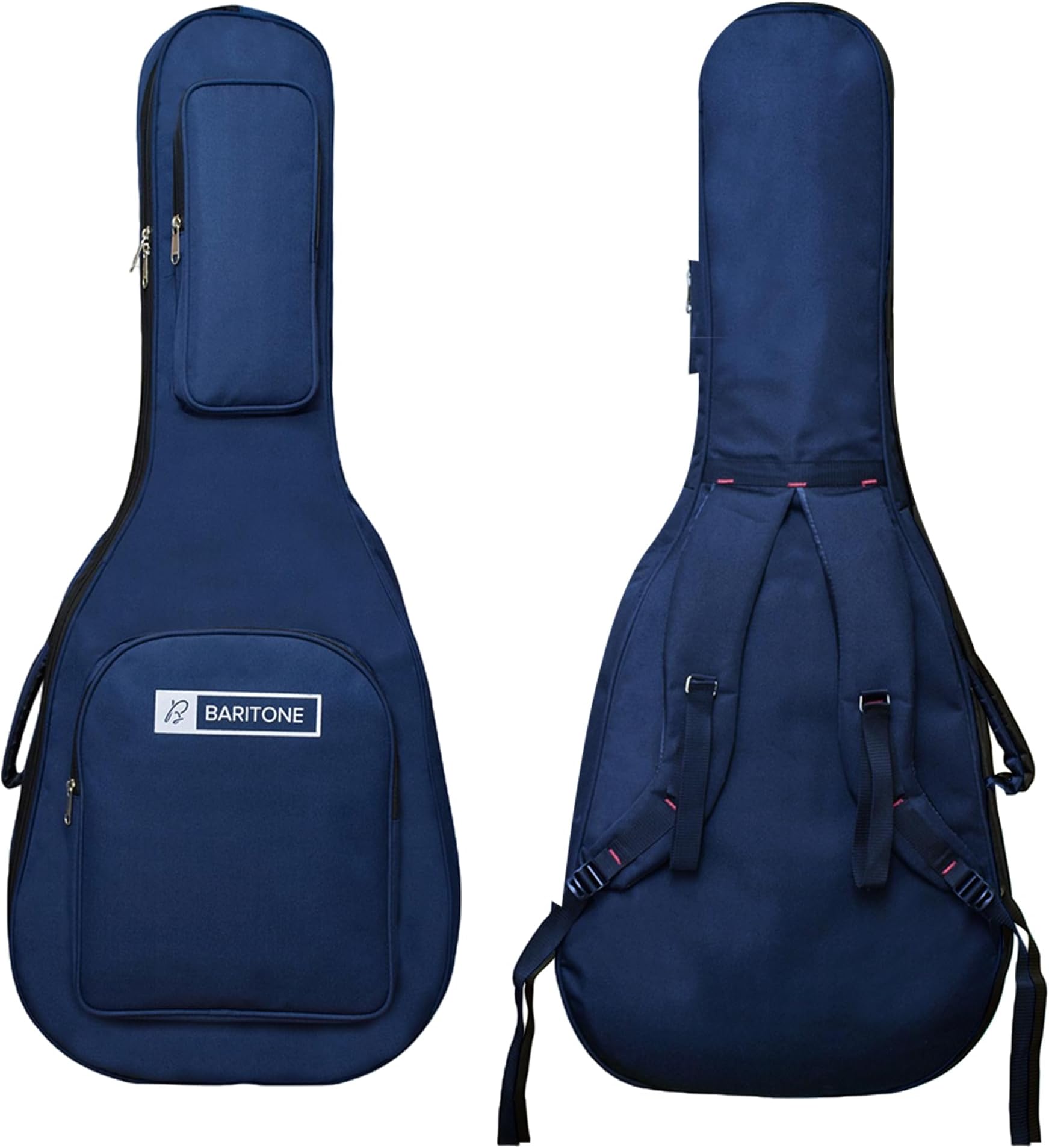 Baritone Nylon Luggage Acoustic Guitar Gig Bag Cover Padded For All Guitar Like Yamaha FS80C, F280, F310, F370, F620, APX600, CPX600 (Blue)
