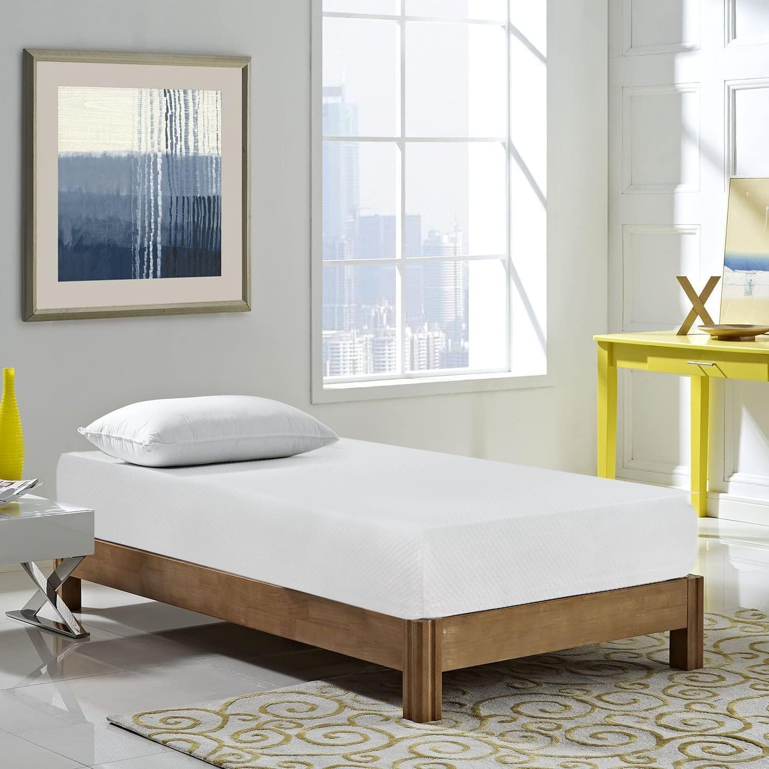 Twin Mattress 10 inch Memory Foam Mattress in a Box, Medium