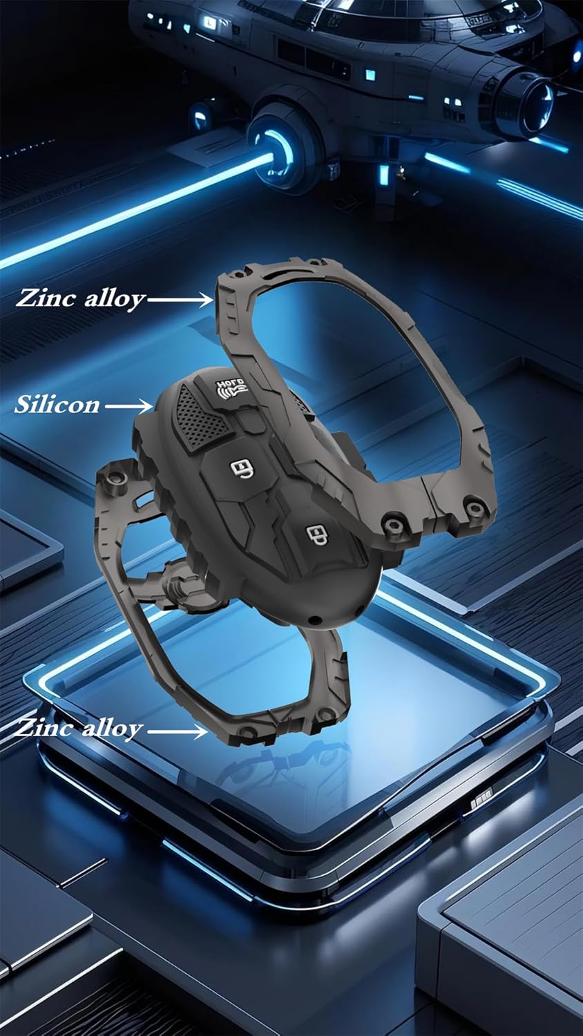 Heavy Key Fob Cover Case Protector Accessories Fits for Hyundai Ioniq 6 Grandeur GN7 KONA Elantra Sonata Tucson