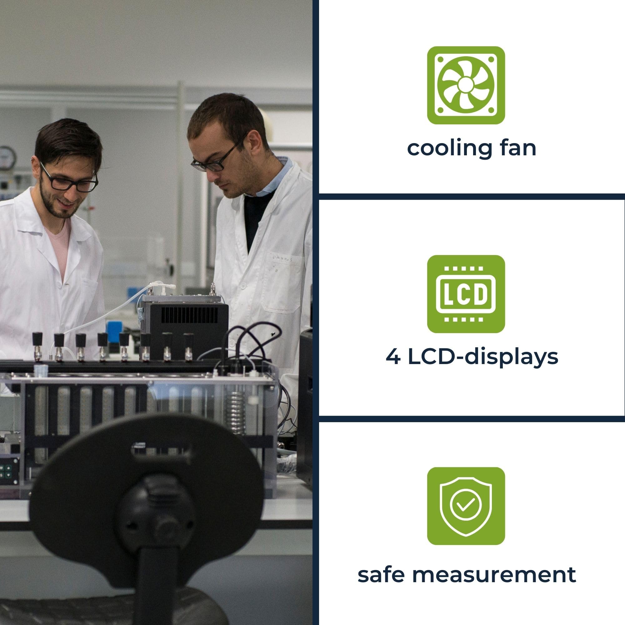 Velleman Zasilacz Lab, regulowany, 2 x 0-30 VDC/0-3 A, + 5 VDC stały/3 A, ograniczenie prądu, zabezpieczenie przeciwzwarciowe, wyświetlacz LCD 4, szary