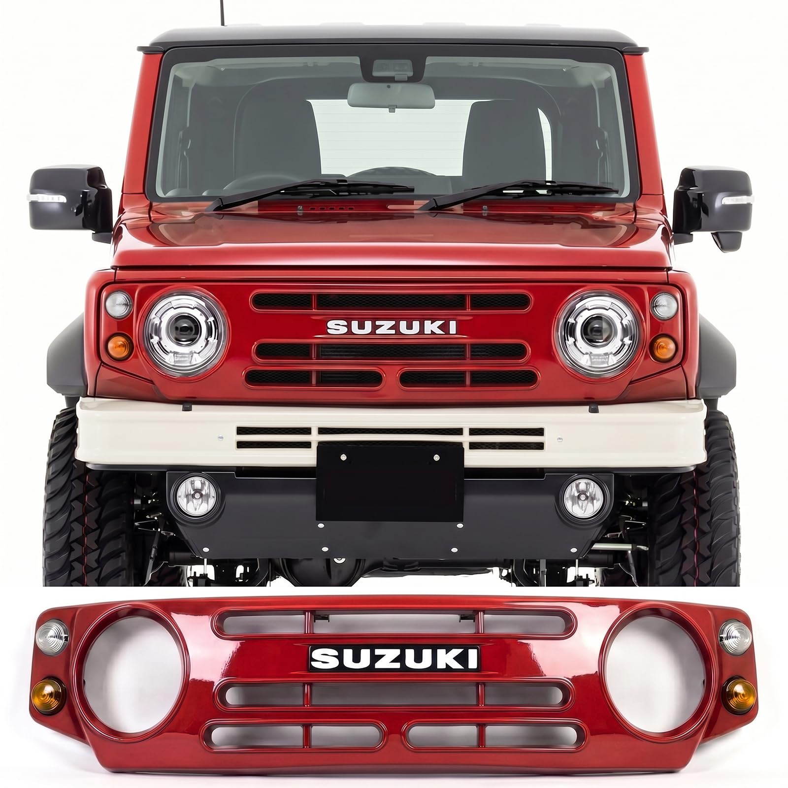 ⭐︎夏休み価格⭐︎ジムニーjb64.jb74用LED内蔵グリル ⭐︎夏休み価格⭐︎ジムニーjb64.jb74用LED内蔵グリル DSIC（ディー