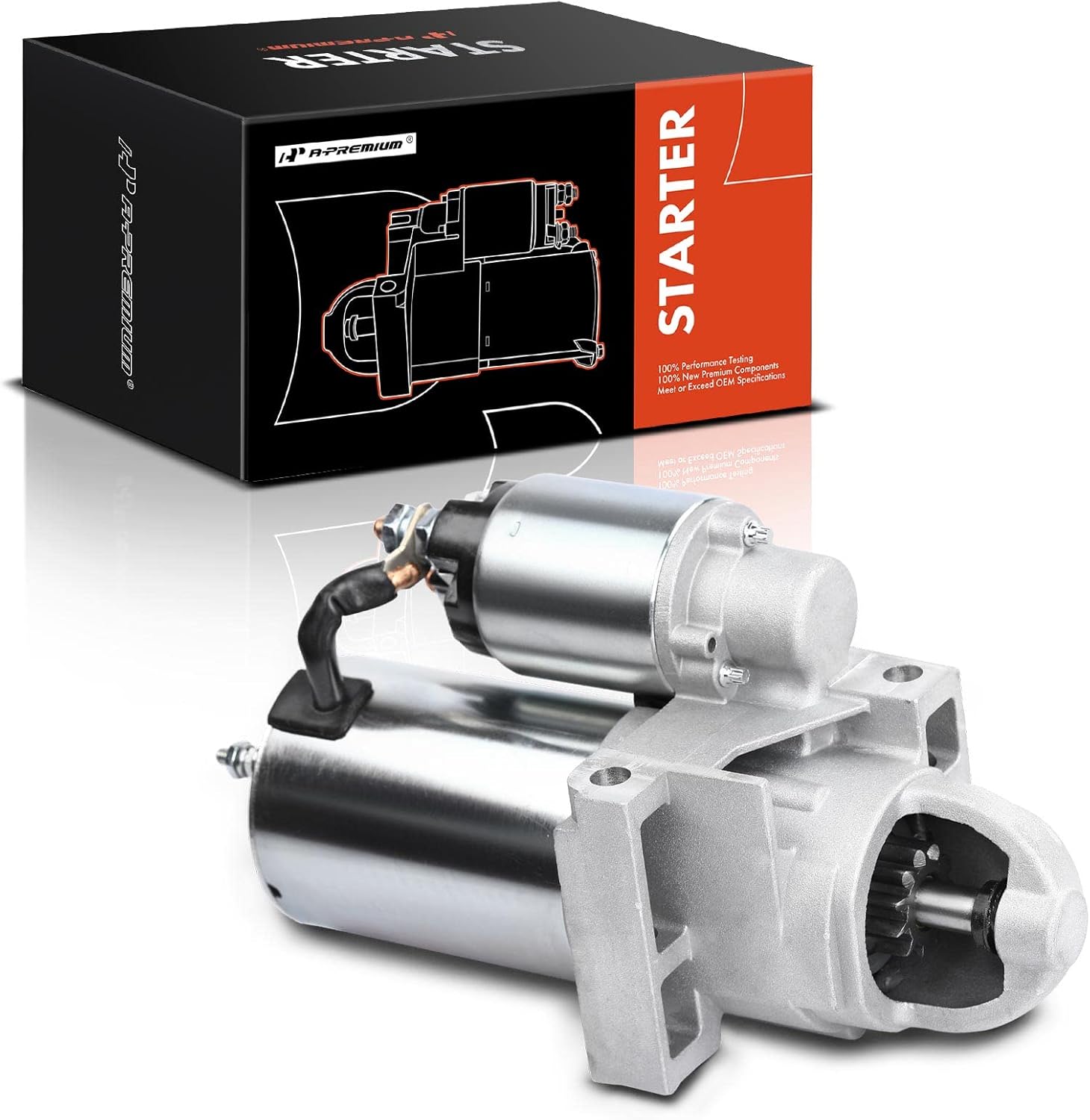 A-Premium Starter Motor Compatible with Chevy Silverado 2500 HD/3500, Avalanche 2500, Express 1500, Suburban 2500 & GMC Sierra 3500, Savana 1500, Yukon XL 2500, C3500HD, 12V 1.6KW 11T CW