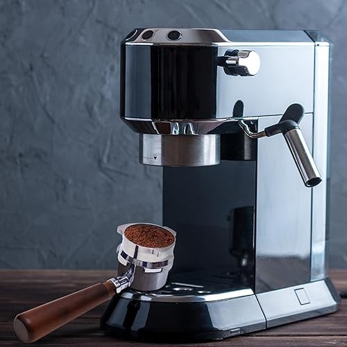 Miniatura 4 de Embudo dosificador de acero inoxidable de 2.126 in para portafiltros espresso