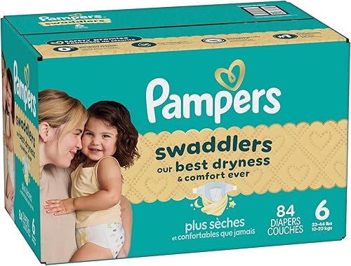 Miniatura 155 de Pampers Swaddlers - Pañales desechables muy suaves para bebé talla 1, 198