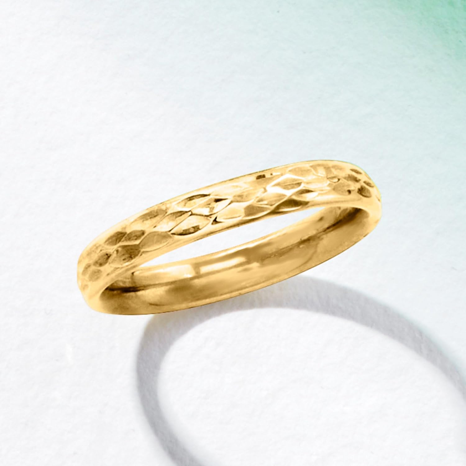 Ross-Simons 10kt Yellow Gold Textured Ring