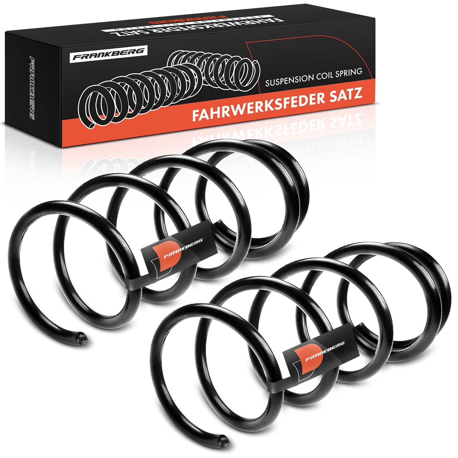 Frankberg 2 resortes de suspensión para eje delantero 54010BJ00B | Compatible con: Autobús NV200/Evalia, Caja NV200