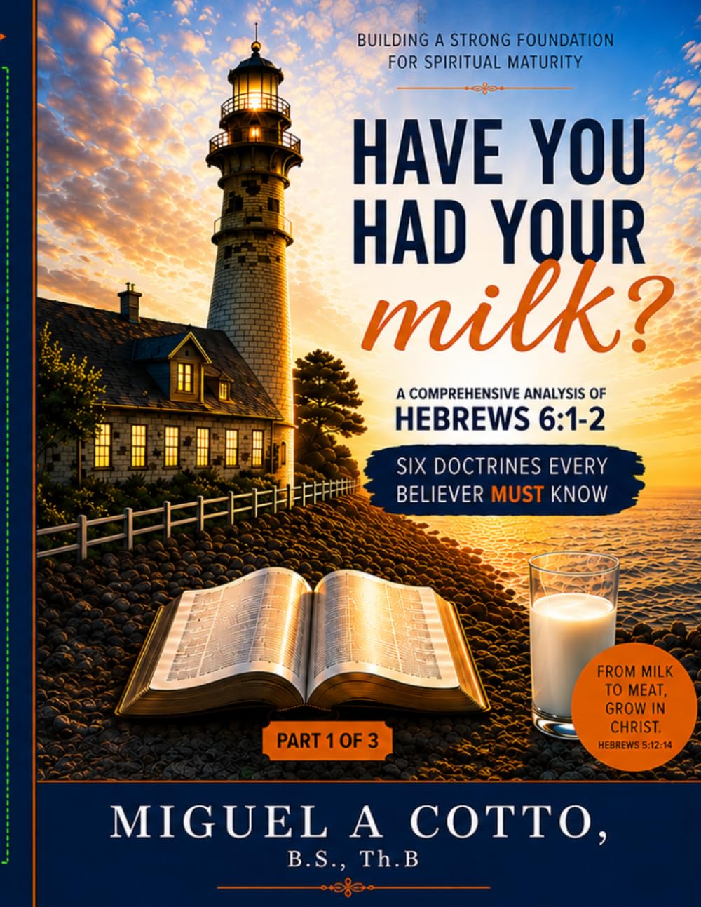 Have you had your milk? A Comprehensive Analysis of Hebrews 6: 1-2: Six Doctrines Every Believer Must Know: Doctrines 1-2, Part 1.