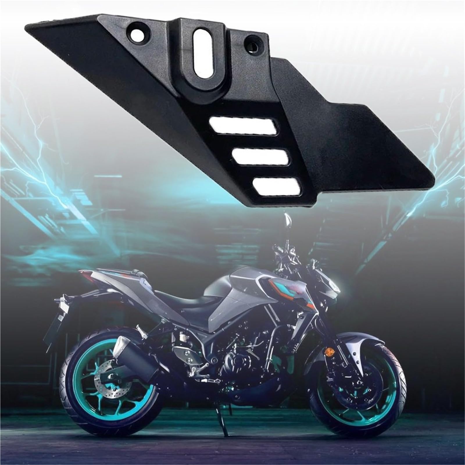 osłona łańcucha Pasuje do Yamaha MT25 MT03 2022 motocykla Osłona dolnej osłony łańcucha Osłona zębatki Osłona zębatki