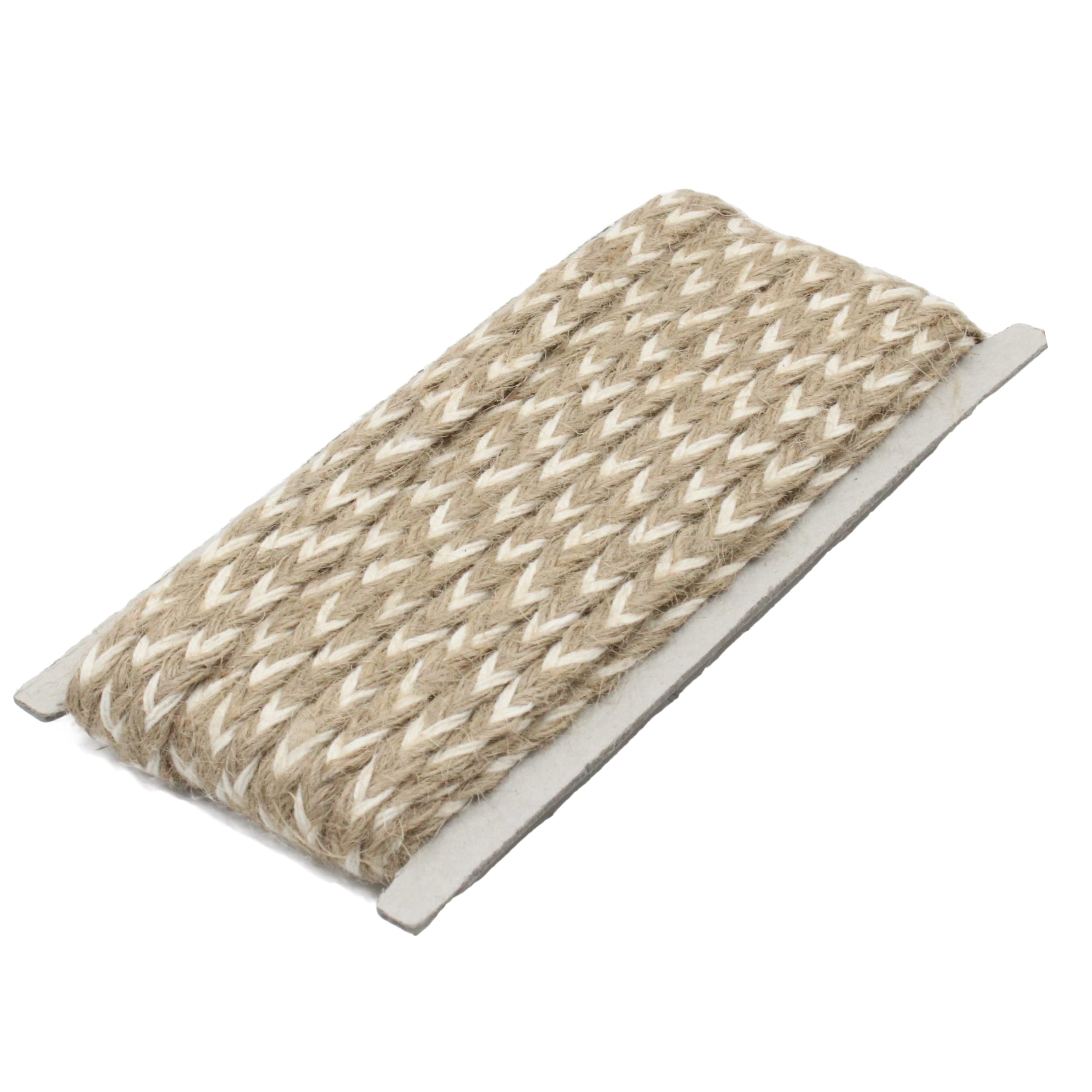 Bobbiny Natural Flat Braided Jute Twine Rope Linen Twine Rustic String Cord Rope DIY Rope Party Wedding Gift Wrapping Cords Thread and Other Projects | White | 7mm, 10 Meters — Amazon image 4