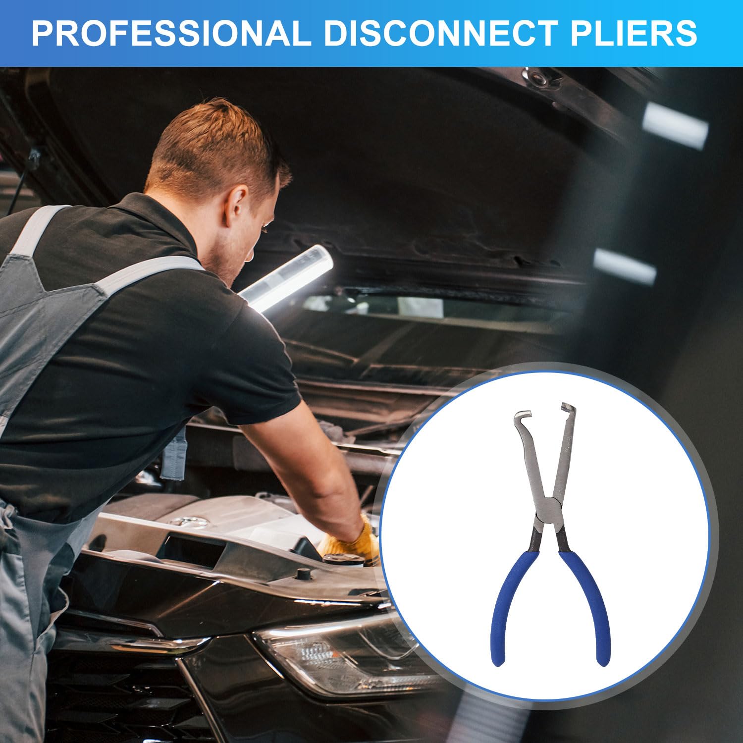 Gosknor 2st Elektrische Trennzange fürs Auto, Electrical Disconnect Pliers Metall Electrical Connector Pliers Kfz-Schlauchtrennwerkzeug für Stecker mit Drucklasche