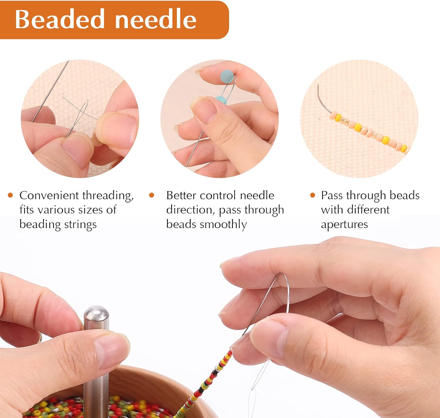 Karsspor Bead Spinner with 15000PCS Seed Beads and 2 PCS Big Eye Beading Needles, Jewelry Making Bead Spinner, Spin Bead Loader for Jewelry Making DIY Seed Beads, Clay Beads, Waist Beads (Patent)