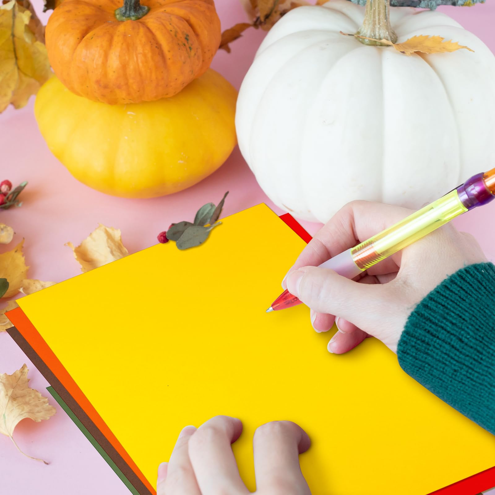 Autumn Fall Cardstock - 100 Sheets -4 Autumn Fall Cardstock - 100 Sheets -4