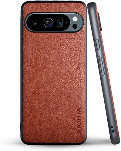 Vista 17 de Funda para Google Pixel 7a, pantalla de 6.1 "Premium PU Leather Cover Retro Business Design Funda protectora completa para Google Pixel 7a 5G (negro)