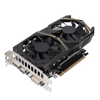 Beaupretty Gaming Graphics Card GTX750TI 4GB Video Memory Card with Fan Computer Components for Desktop Computer PC 128Bit