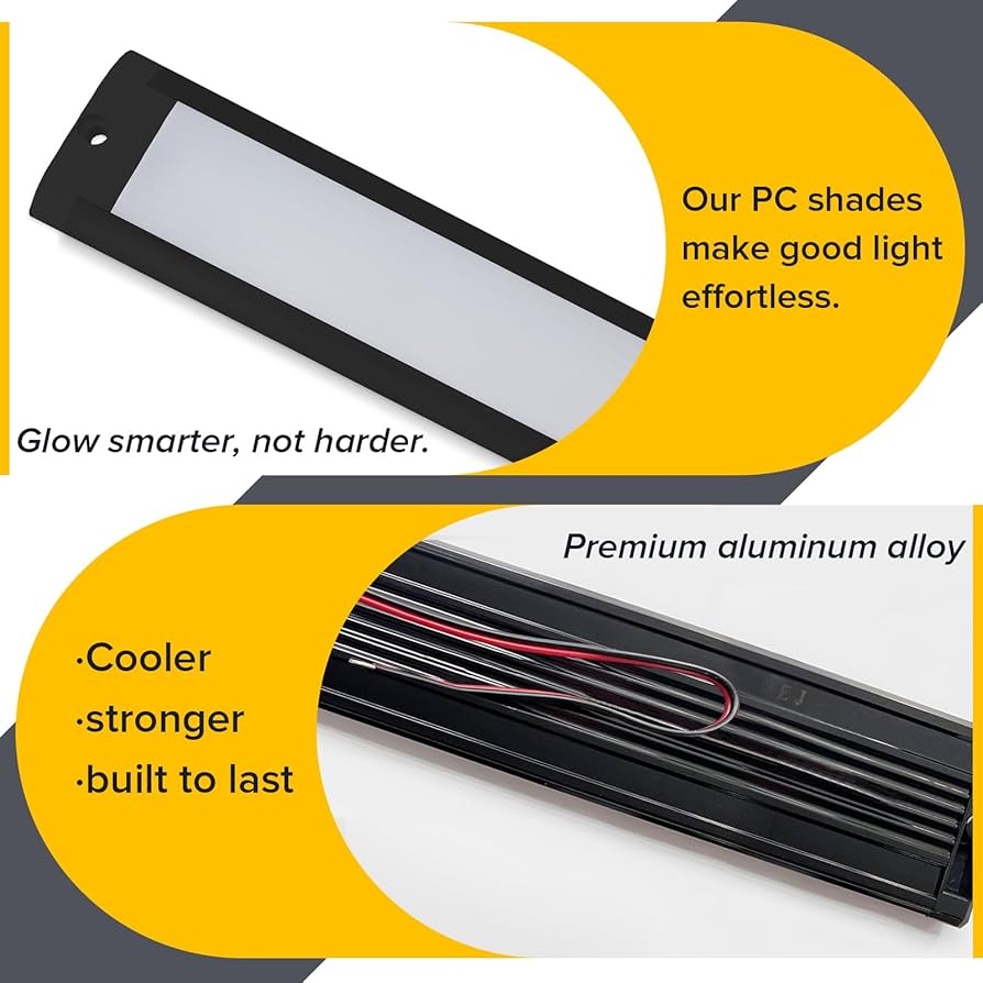 LYCARESUN 3 Pack Motion Activated RV Step Lights,10 LED Battery Operated Magnetic Wireless LED Step Lights Strip, Motion Sensor Night Light Bar For Motorhome Travel, Travel Trailers, Camper