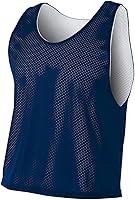 A4 Boys Lacrosse Reversible Practice Jersey - Breathable 3.4oz Polyester Mesh Pinnies for Youth & Adult Training