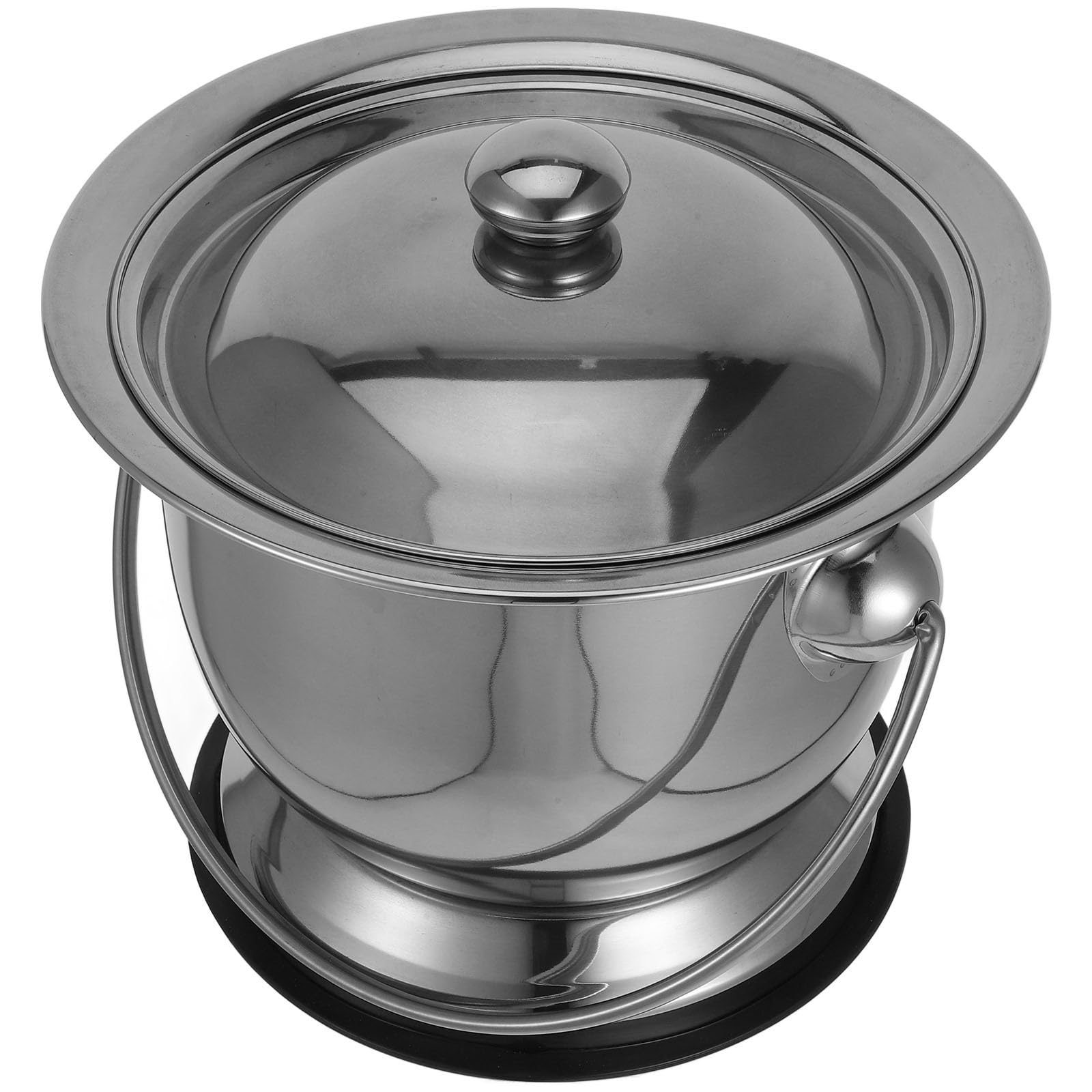 Orinal de Viaje para Adultos y Ancianos, Acero Inoxidable Plata