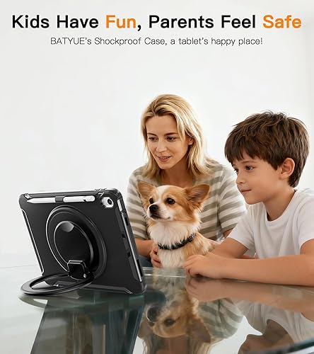 Miniatura 7 de BATYUE Funda para iPad 1011 (A16) Gen 20222025 Funda profesional a prueba de golpes de 10.911" con protector de pantalla, soporte para lápices,
