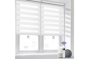 Motorized Zebra Blinds - SmartShades for Windows